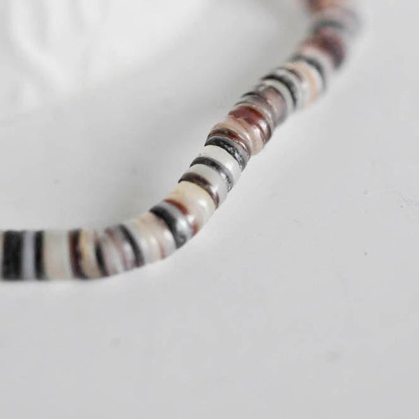 EP Perles coquillage marron beige,fabrication bijoux,Perle coquillage,coquillage naturel, fourniture créative,le fil 275 perles-G1265