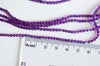 EP Perles jade violet facetté 2mm, jade naturel, perle pierre, pierre précieuse,perles bijoux,2mm,fil 180 perles, G0924