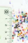EP Perles rocaille Tube multicolore 2-3mm, x 10 grammes G5373