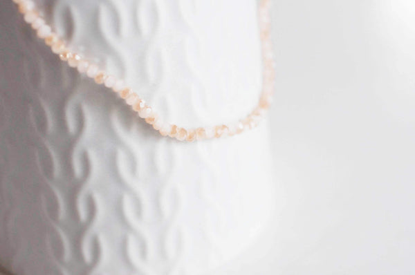 EP Perles toupies cristal beige irisé, perles bijoux, perle cristal,Perle verre facette,création bijoux, fil de 200, 2.5mm-G2005