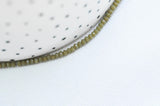 EP Perles toupies vert kaki, perles bijoux, perle cristal vert, fourniture créative, fil de 32cm, 3mm, x1 G3727