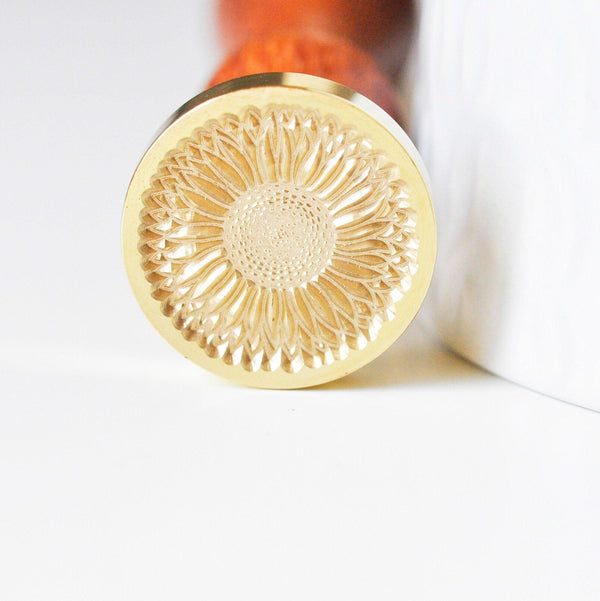 EP-Sceau metal pissenlit dandelion, cire à cacheter, 25mm x1 G4944