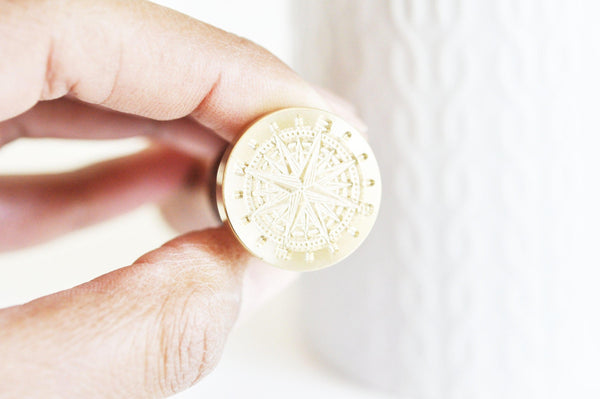 EP Sceau metal rose des vents cire à cacheter, 25mm x1 G4938