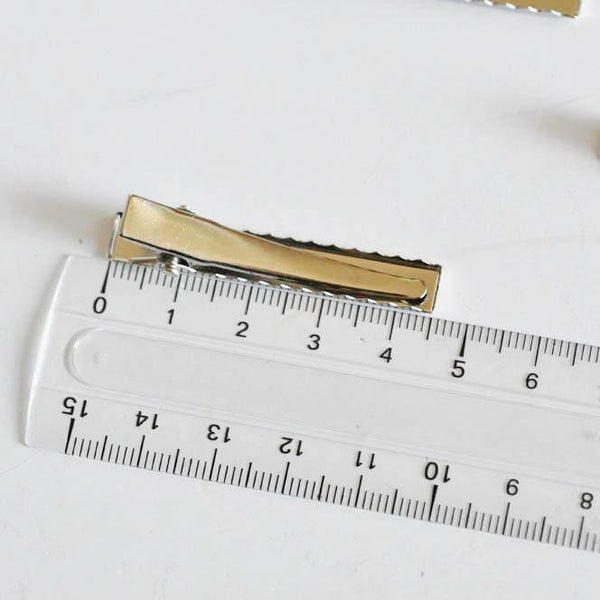 EP Supports barrette pince crocodile fer platine 35-76mm, x4 (G1699)