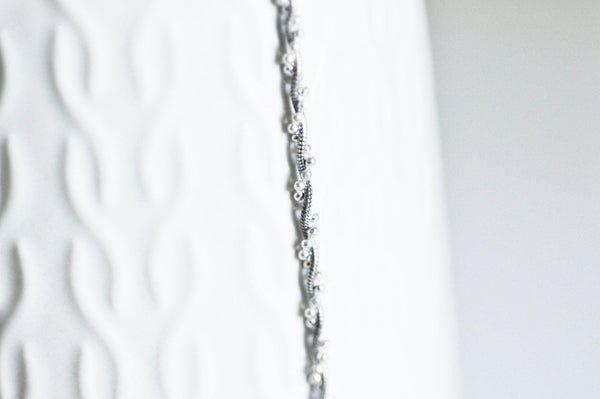 EP collier 2 couleurs argent massif,-chaine serpet,chaine complète,création collier,argent 925, création bijoux0.8mm,40cm-G0277