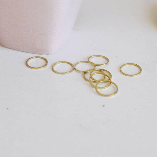 EP connecteurs rond laiton brut, fournitures créatives,laiton brut, connecteurs laiton, pendentif géométriques, création bijoux, x 50 -G29