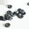 EP perle disque coco noir, bois naturel, perles bois,Perles géométriques,perle ronde bois création bijoux,10-12mm, les 50 G336