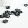 EP perle disque coco noir, bois naturel, perles bois,Perles géométriques,perle ronde bois création bijoux,10-12mm, les 50 G336