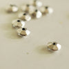 EP rondelles facettées argent vieilli, fournitures créatives, perles dorées, création bijoux, perles intercalaires,x 20, 6mm