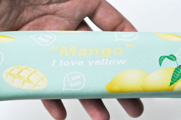 EP trousse stylos rectangulaire motif fruit, 20cm, x1 G4040