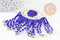 Ecusson brodé à coudre oeil protecteur 70mm customisation vêtement, x1 G9503