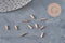Rose gold IP stainless steel cord ends 7x1.6mm, x10 (G11262)