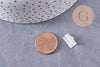 Embouts ruban fer argenté 13mm, x50 (22.8gr) (G0900)