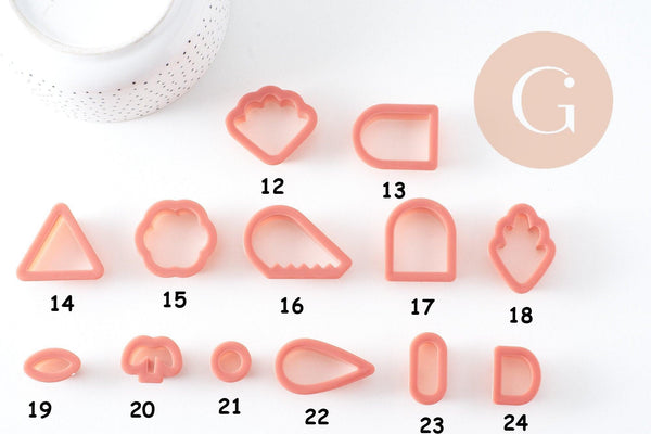 Emporte-Pièce Pâte polymère 22-52mm, x1 (G10635)