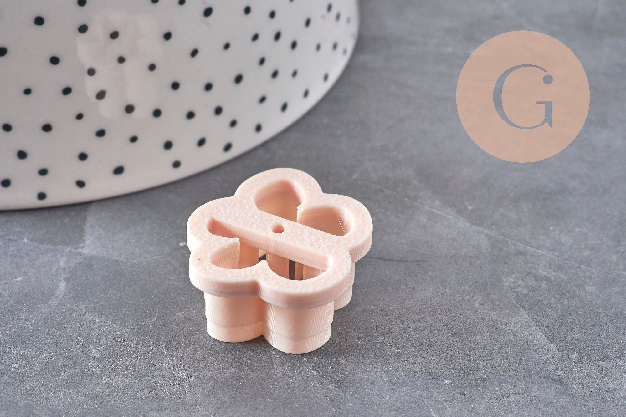 PHOTO 5 CHOIX A FAIRE Emporte-Pièce Pâte polymère Fleur créole interchangeable 20mm, x1 (G10957) VALIDE