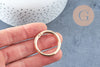 Fermoir mousqueton rond clapet XXL rond zamac doré 32.5mm, x1 (G9904)