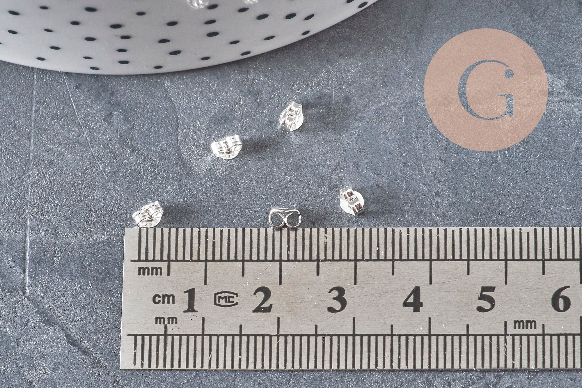 Cierres para pernos de acero inoxidable 304 plateado 4mm, x20 (G11171)