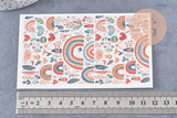 Feuille de transfert polymère – Arc-en-ciel x1 (G10547)