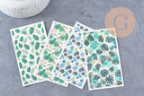Feuille de transfert polymère – Feuilles tropicales x1 (G10548)