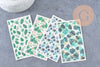 Feuille de transfert polymère – Feuilles tropicales x1 (G10548)