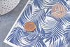 Feuille de transfert polymère – Grandes feuilles de palme marine 14x10 cm, x1 (G10774)