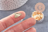 Feuille métal doré, feuille d'or pour création de bijoux, inclusion résine ou création pâte polymère, boite de 4 gr, x1 (G3504)