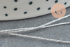Fil argent métallisé 0.8mm, x5 ou x10 Mètres (G0362)