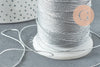 Fil argent métallisé 0.8mm, x5 ou x10 Mètres (G0362)