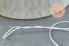 Fil blanc nylon pour broderie couture bijoux 0.8mm, x 10 mètres (G1621)
