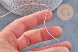 Fil de cuivre brut 0.8mm, x1 mètre (G10880)