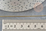 Fil de cuivre doré 0.6mm, x1 bobine de 6mètres (G9377)