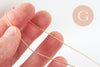 Fil métallique laiton doré torsadé fin 0.8mm, x1 mètre (G9643)