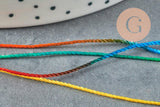 Fil multicolore 0.8mm, x10 Mètres (G2483)