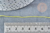 Fil nylon jaune nylon à broder-couture-bijoux 0.8mm , x10 mètres (G8313)