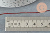 Fil rouge métallisé pour broderie couture bijoux 0.8mm, x 5mètres (G2314)