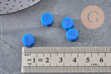 Granulés cire bleu à cacheter, fourniture pour création sceaux personnalisés pour sceaux et invitations de mariage, x100 (G4174)
