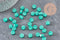 Granulés cire vert nacré à cacheter, fourniture création de sceaux personnalisés pour sceaux et invitations de mariage DIY, x100 (G3970)