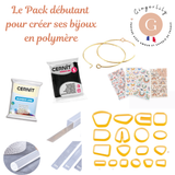 Kit Débutant pâte polymère - Créez vos premières boucles (G10840)