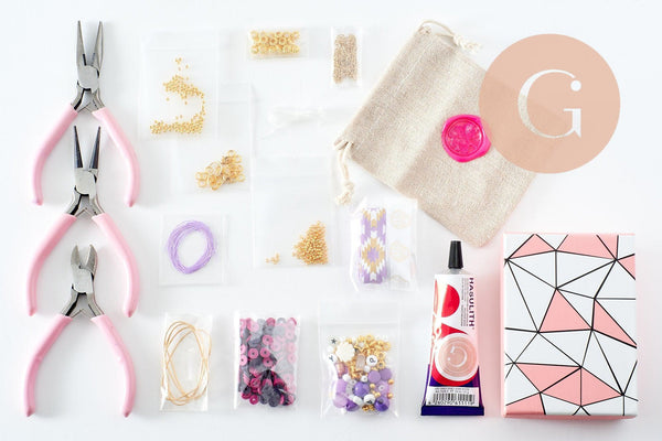 Kit création 10 Bracelets Surfer, Coffrets et kits pour la création de bijoux fantaisie DIY, x1 G9555