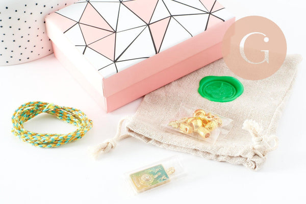 Kit création Collier Médaille Tarot coloré x1 (G10108)