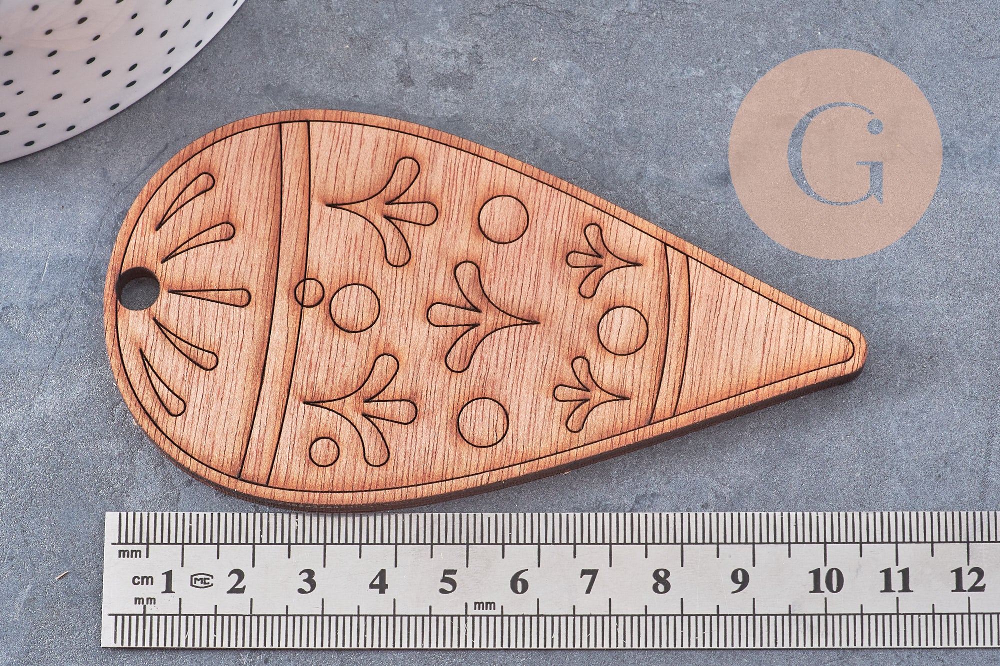 Kit création Décoration pour sapin en Bois à peindre x1 (G10919)