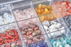 Kit mix de perles 18 couleurs pierre naturelles Lithothérapie x1 (G10956)