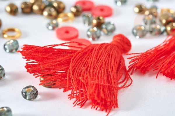 Kit mix de perles Fruits rouges, Coffrets et kits pour la création de bijoux fantaisie DIY, x1 G8341