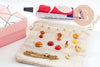 Kit parure de bijoux cabochon pierre naturelle, Coffrets et kits pour la création de bijoux fantaisie DIY, x1 (G9557)