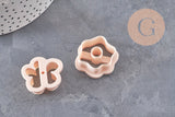PHOTO 5 CHOIX A FAIRE Emporte-Pièce Pâte polymère Fleur créole interchangeable 20mm, x1 (G10957) VALIDE