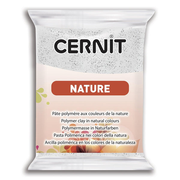 Pâte polymère Cernit NATURE - Gris Granit x56g (G10464)