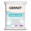 Pâte polymère Cernit TRANSLUCENT - Blanc x56g (G10469)
