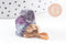 Pendentif Fluorite naturelle brute, Pointe support doré,pierre naturelle,pierre fluorite, x1 (G0849)