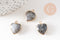 Pendentif coeur labradorite facettes, pendentif pierre, labradorite naturelle, pendentif coeur, Unité, 17mm-G0598