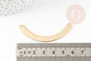 Pendentif connecteur arc-de-cercle 16K 29mm,pendentif doré pour création bijoux DIY, x1 G9234